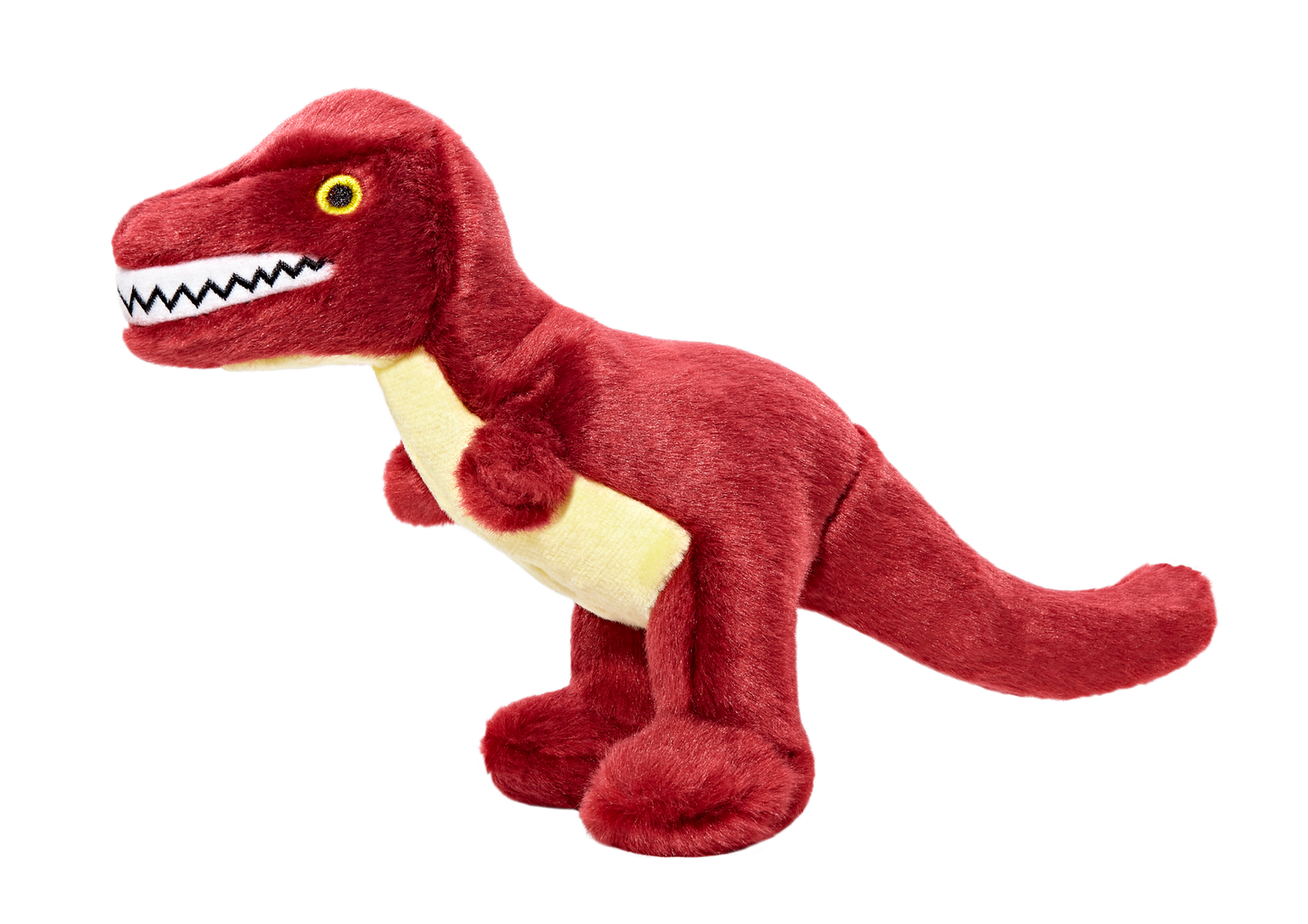 Fluff & Tuff Tiny T-Rex Plush Toy for Small Dogs