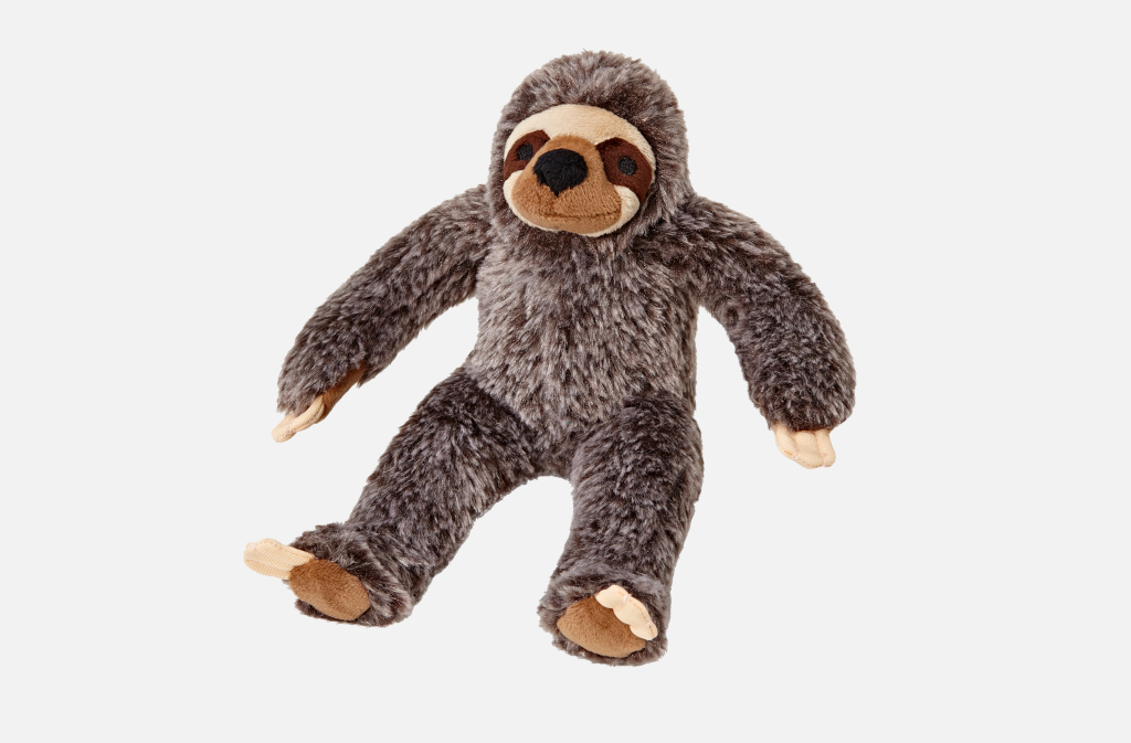 Fluff & Tuff Sonny Sloth Small Dog Toy, Pack of 1