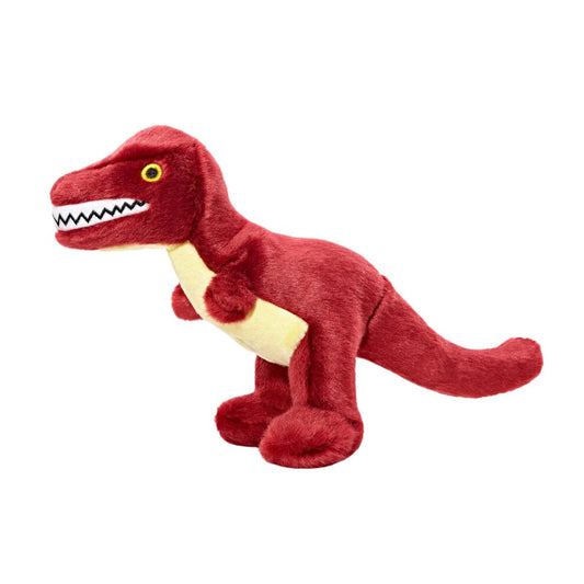 Fluff & Tuff Tiny T-Rex Plush Toy for Small Dogs