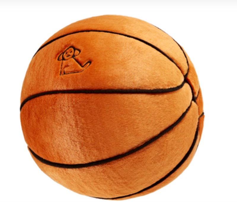 Fluff & Tuff Basketball Dog Toy