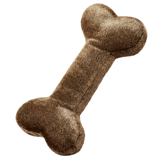 Fluff & Tuff Tiger Bone Dog Toy