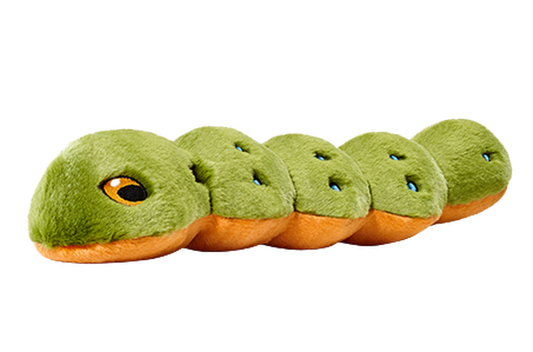 Fluff & Tuff Spicy Caterpillar Plush Dog Toy