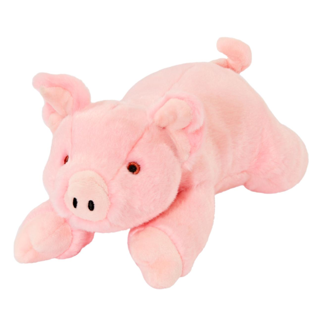 Fluff & Tuff Petey Pig Dog Toy 9"