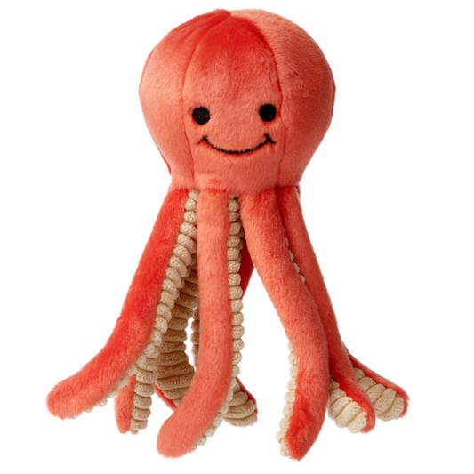Fluff & Tuff Squirt Octopus Plush Dog Toy 8"
